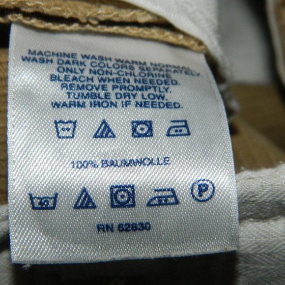 Lands' End Corduroy Tailored Fit Pants Mens Size 32 (N-36) - Picture 6 of 6